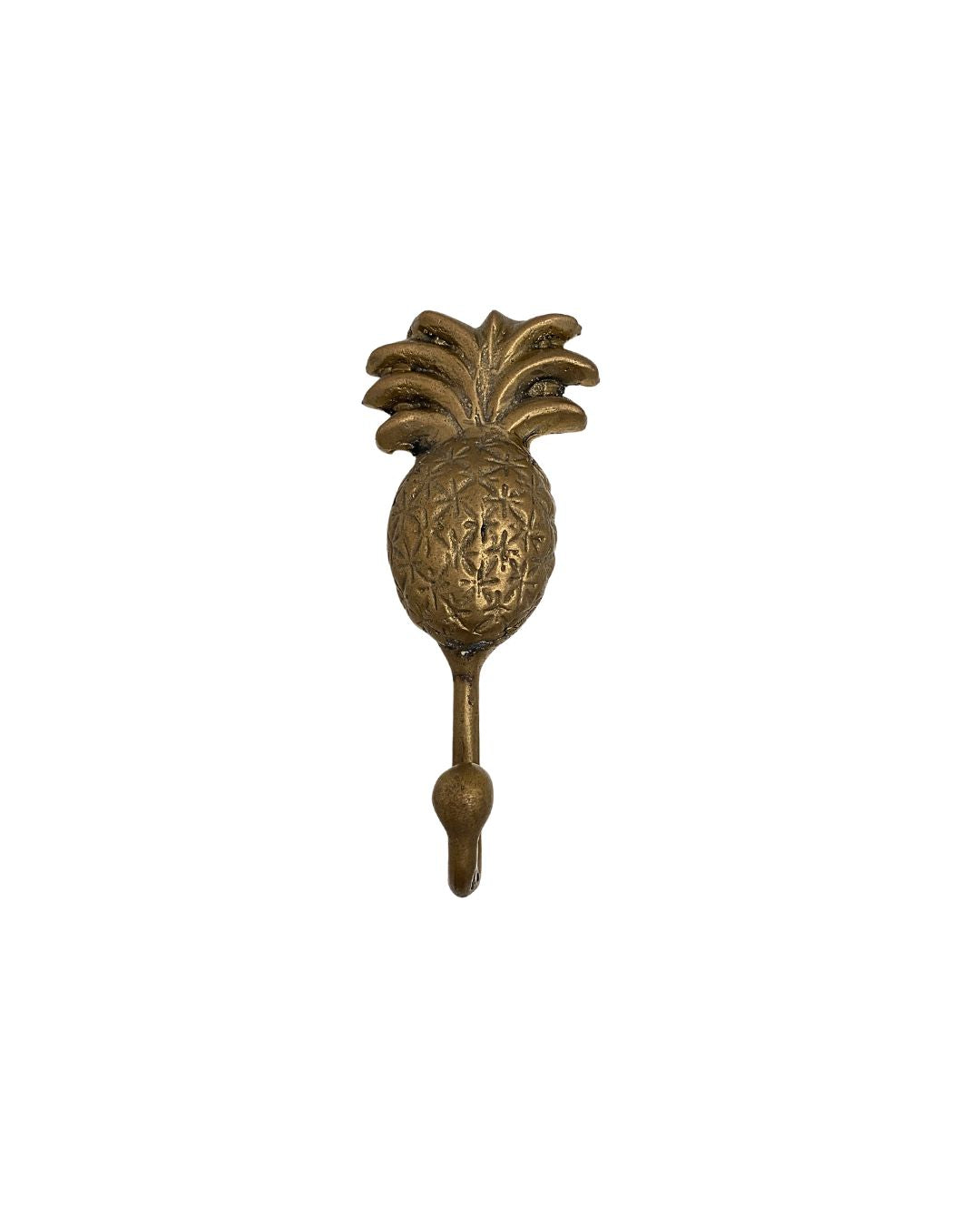 Anitque Gold Brass Large Pineapple Hook Sun Republic 