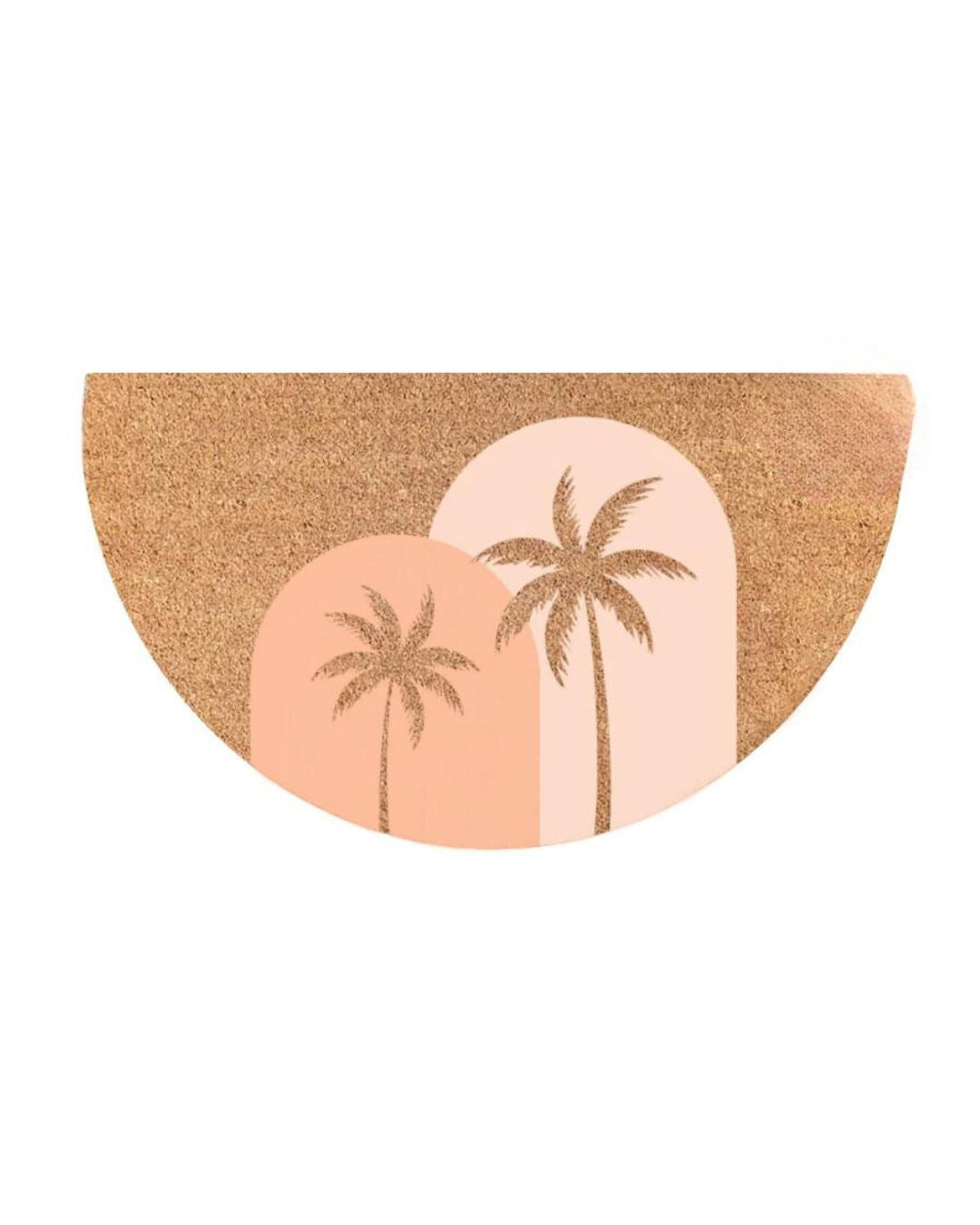 Arch Boho Palms Door Mat - Blush Peach Sun Republic 