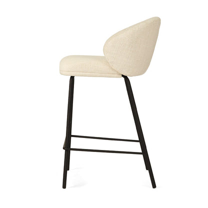 Aster Counter Stool - Natural Upholstery with Black Legs Sun Republic 