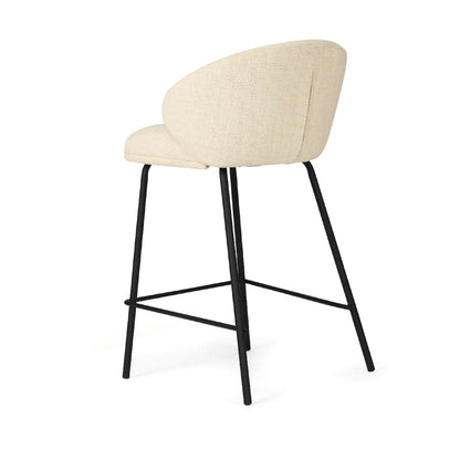 Aster Counter Stool - Natural Upholstery with Black Legs Sun Republic 
