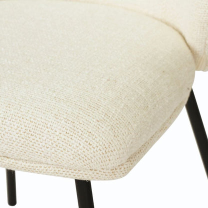 Aster Counter Stool - Natural Upholstery with Black Legs Sun Republic 