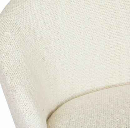 Aster Counter Stool - Natural Upholstery with White Legs Sun Republic 