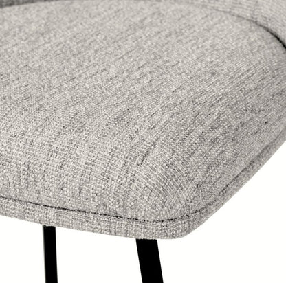 Aster Counter Stool - Pebble Upholstery with Black Legs Sun Republic 