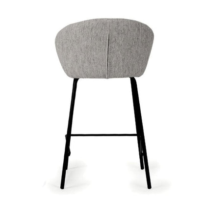 Aster Counter Stool - Pebble Upholstery with Black Legs Sun Republic 