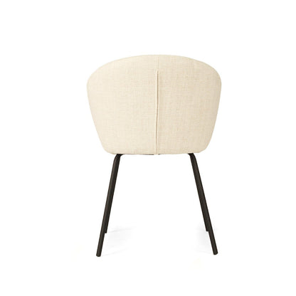Aster Dining Chairs - Natural Upholstery with Black Legs Sun Republic 
