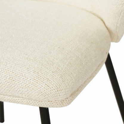 Aster Dining Chairs - Natural Upholstery with Black Legs Sun Republic 