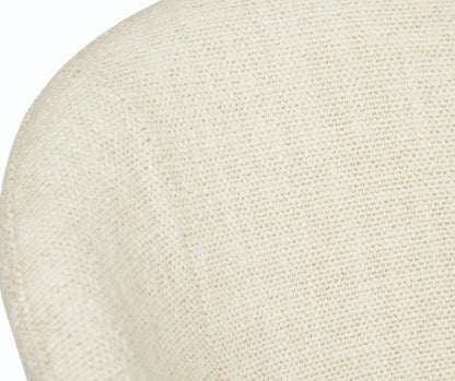 Aster Dining Chairs - Natural Upholstery with White Legs Sun Republic 