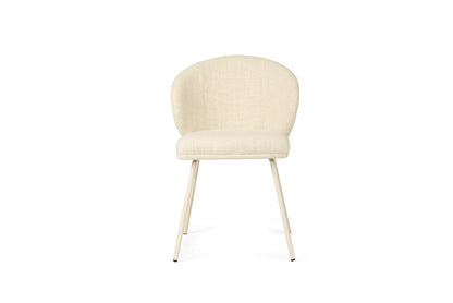 Aster Dining Chairs - Natural Upholstery with White Legs Sun Republic 