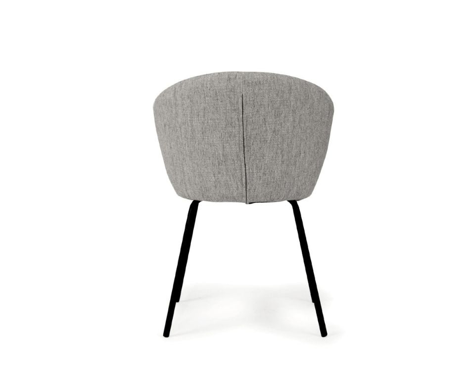 Aster Dining Chairs - Pebble Upholstery with Black Legs Sun Republic 