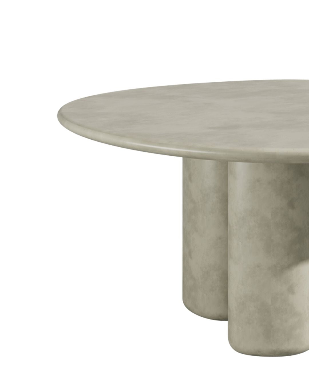 Athena Outdoor Organic Round Dining Table - Grey | COMING SOON Sun Republic 