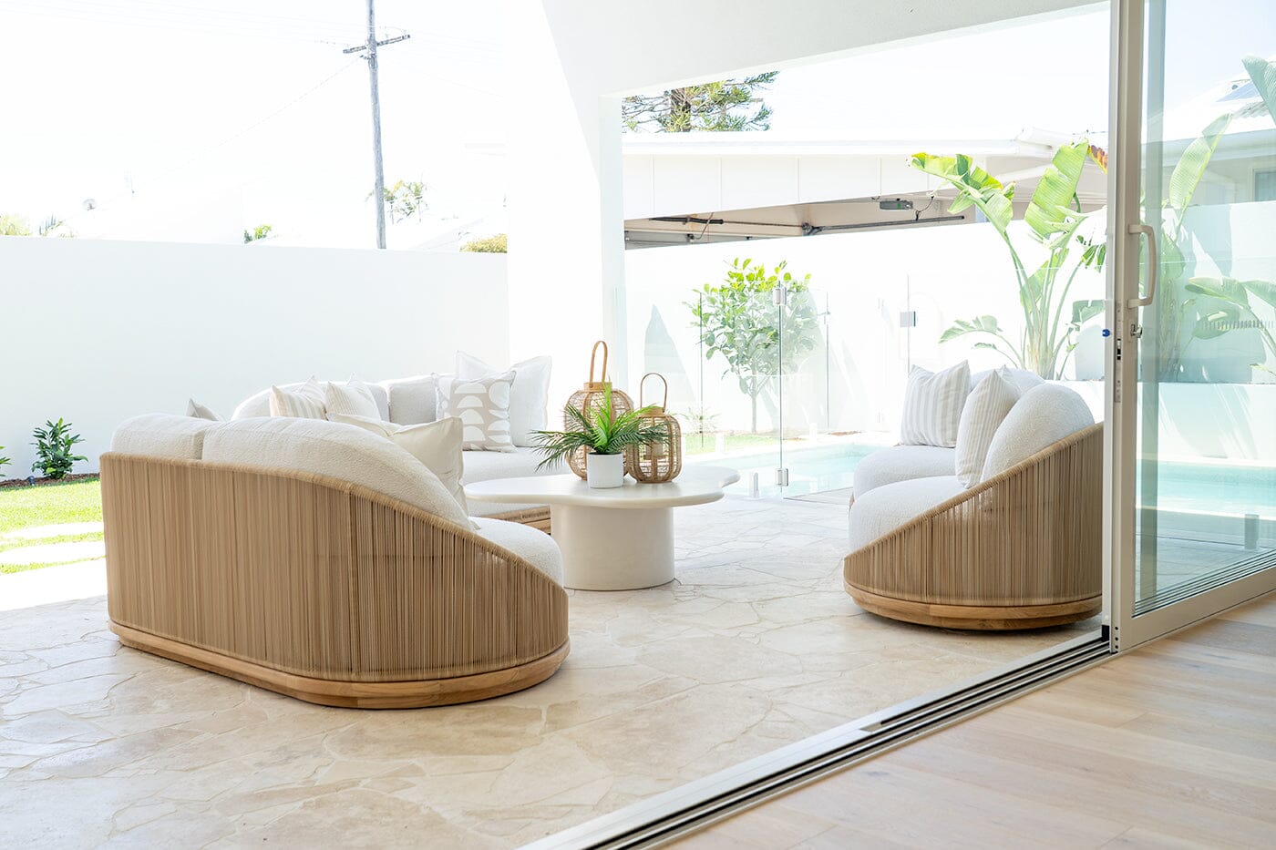 Aurora Outdoor 1 Seat Chair - Natural Sun Republic 