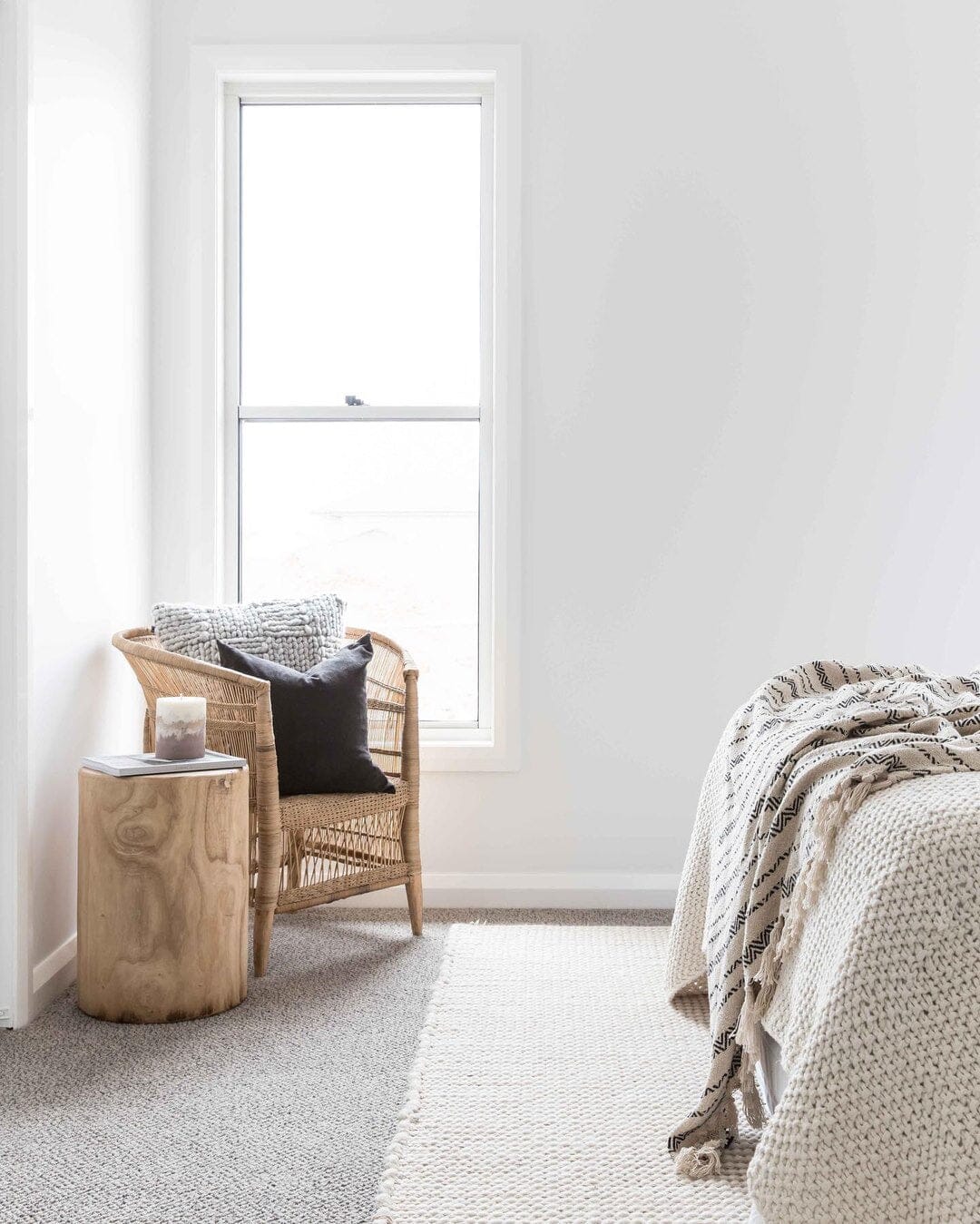 Natural Malawi Cane Arm Chair