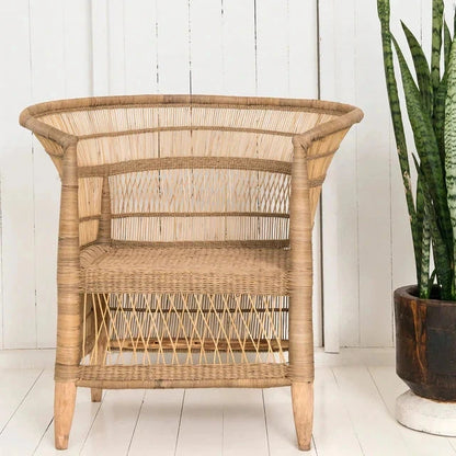 Natural Malawi Cane Arm Chair