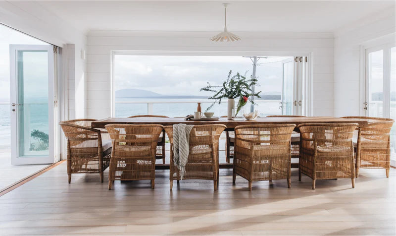 Natural Malawi Cane Arm Chair