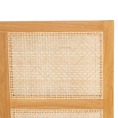 Bahamas Teak & Rattan Bed | Q.K Sun Republic 
