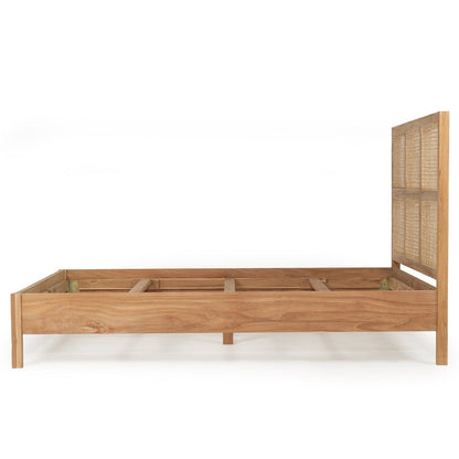 Bahamas Teak & Rattan Bed | Q.K Sun Republic 