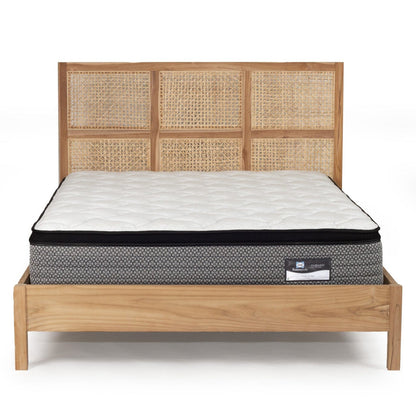 Bahamas Teak & Rattan Bed | Q.K Sun Republic 