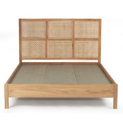 Bahamas Teak & Rattan Bed | Q.K Sun Republic 