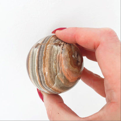 Banded Onyx Sphere SUN REPUBLIC 