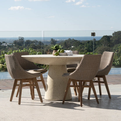 Bayside Mushroom Dining Chairs - Indoor/Outdoor Sun Republic 