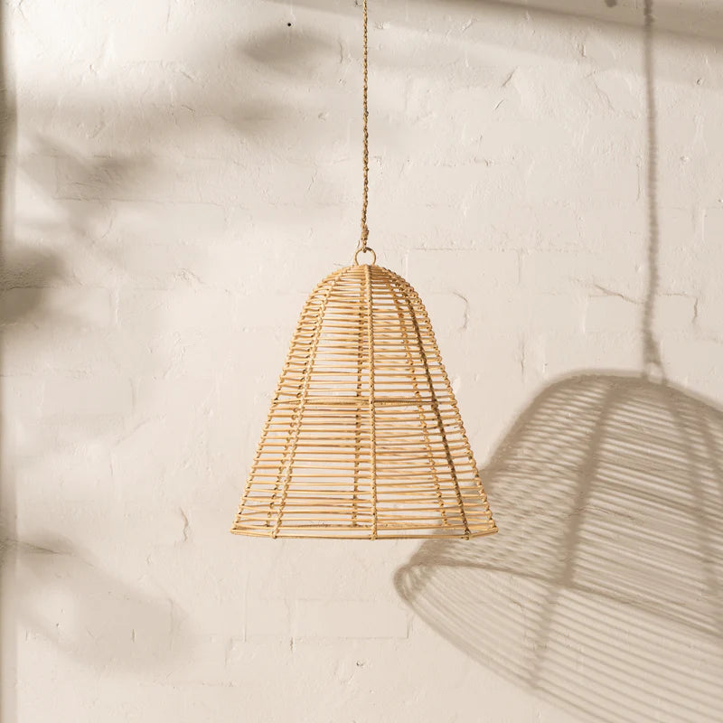 Bella Rattan Pendant Light Shade Inartisan 