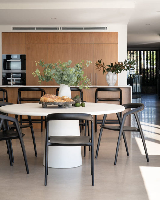 Benny Ash Wood Dining Chair - Black Sun Republic 