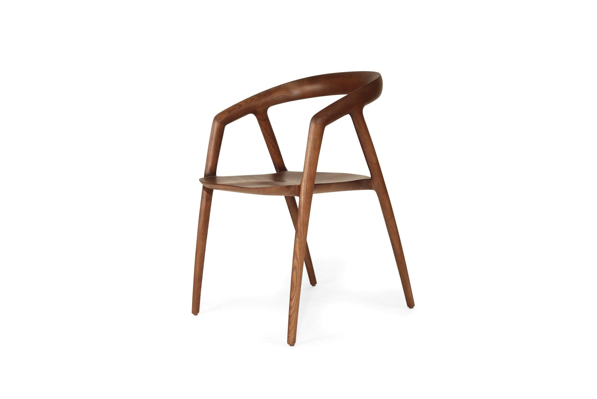 Benny Ash Wood Dining Chair - Walnut Sun Republic 