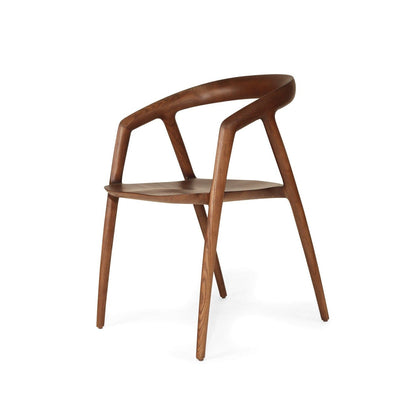 Benny Ash Wood Dining Chair - Walnut Sun Republic 