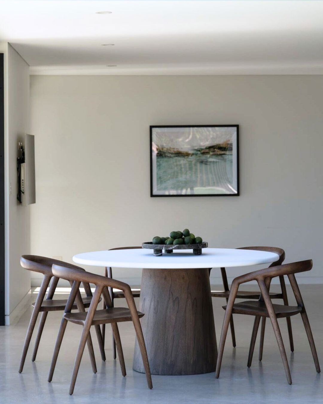 Benny Ash Wood Dining Chair - Walnut Sun Republic 