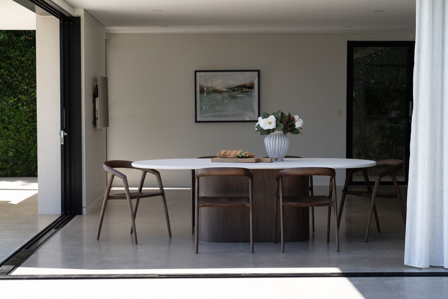 Benny Ash Wood Dining Chair - Walnut Sun Republic 