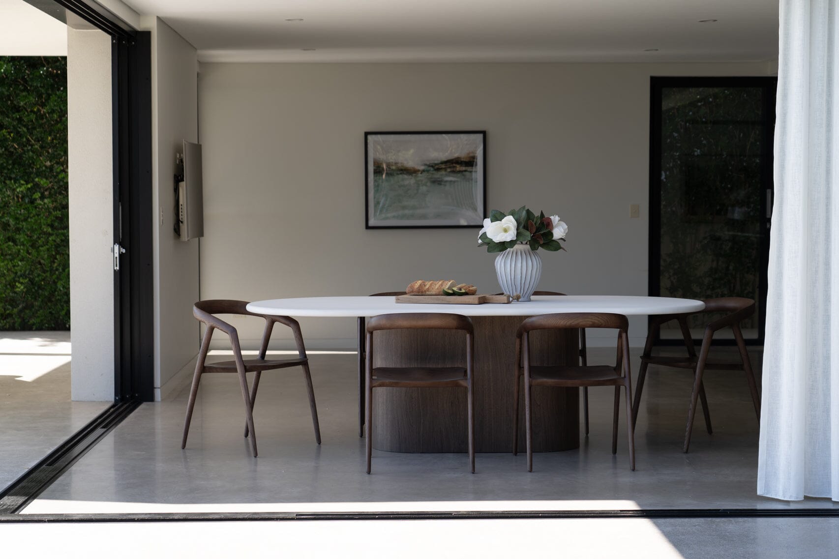 Benny Ash Wood Dining Chair - Walnut Sun Republic 