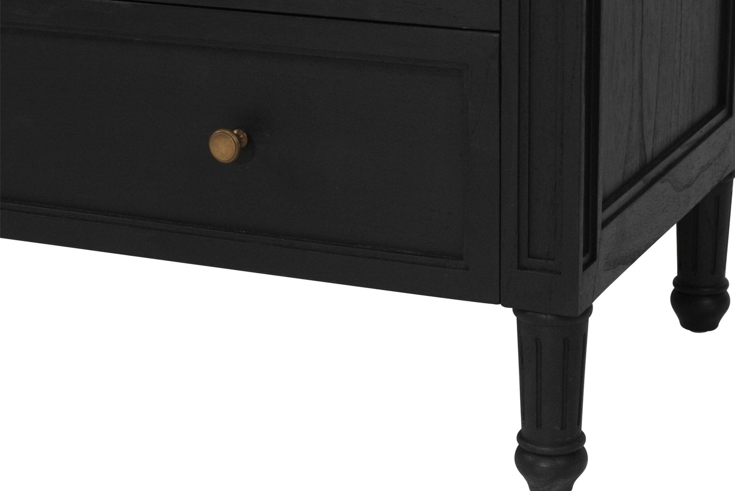 Black Cayman 5 Drawers Dresser Sun Republic 