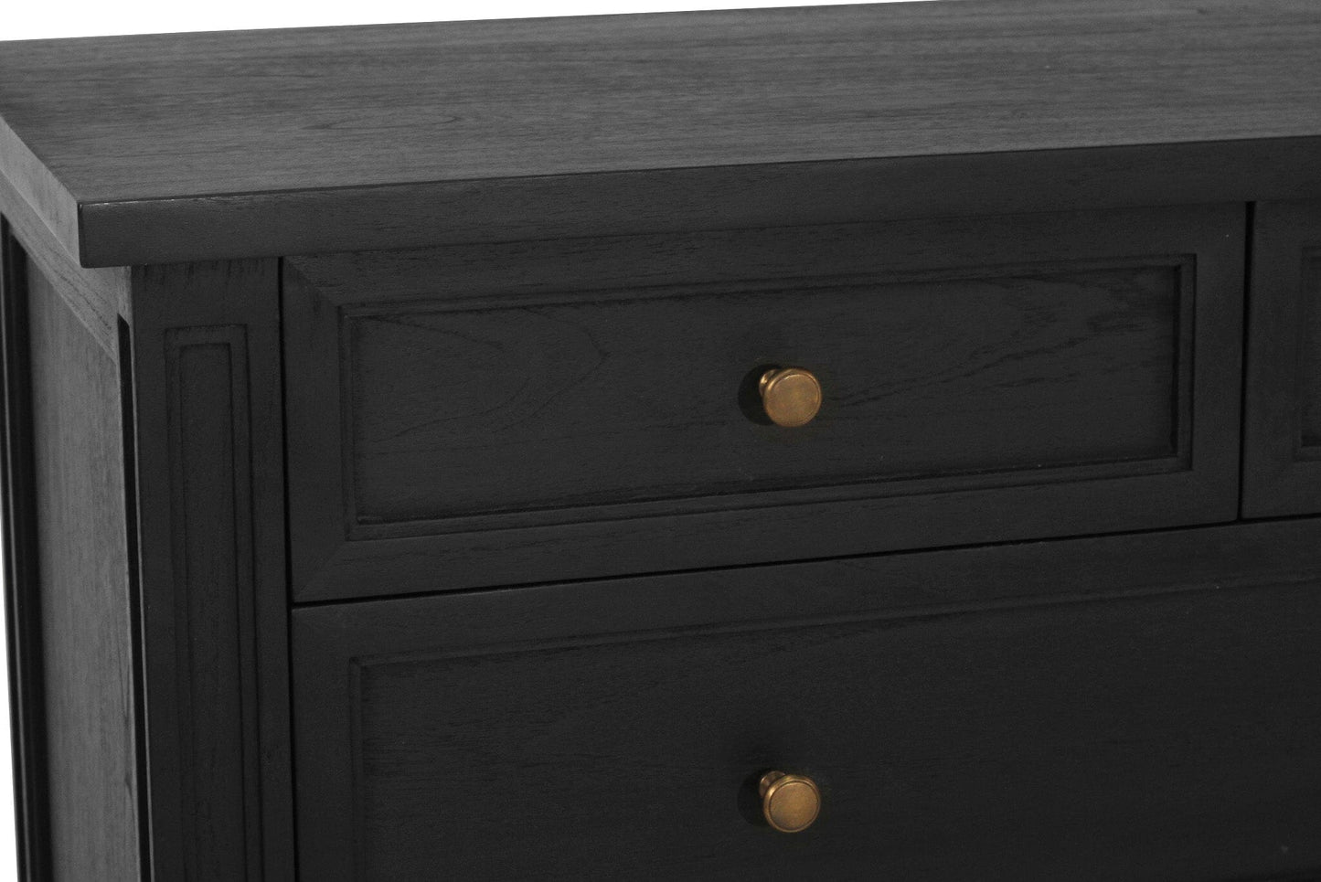 Black Cayman 5 Drawers Dresser Sun Republic 