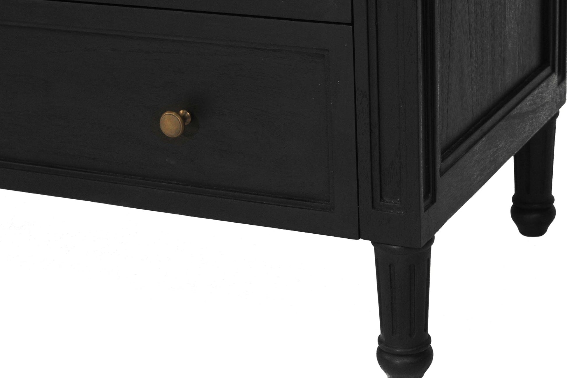 Black Cayman 9 Drawers Dresser Sun Republic 