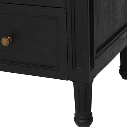Black Cayman 9 Drawers Dresser Sun Republic 