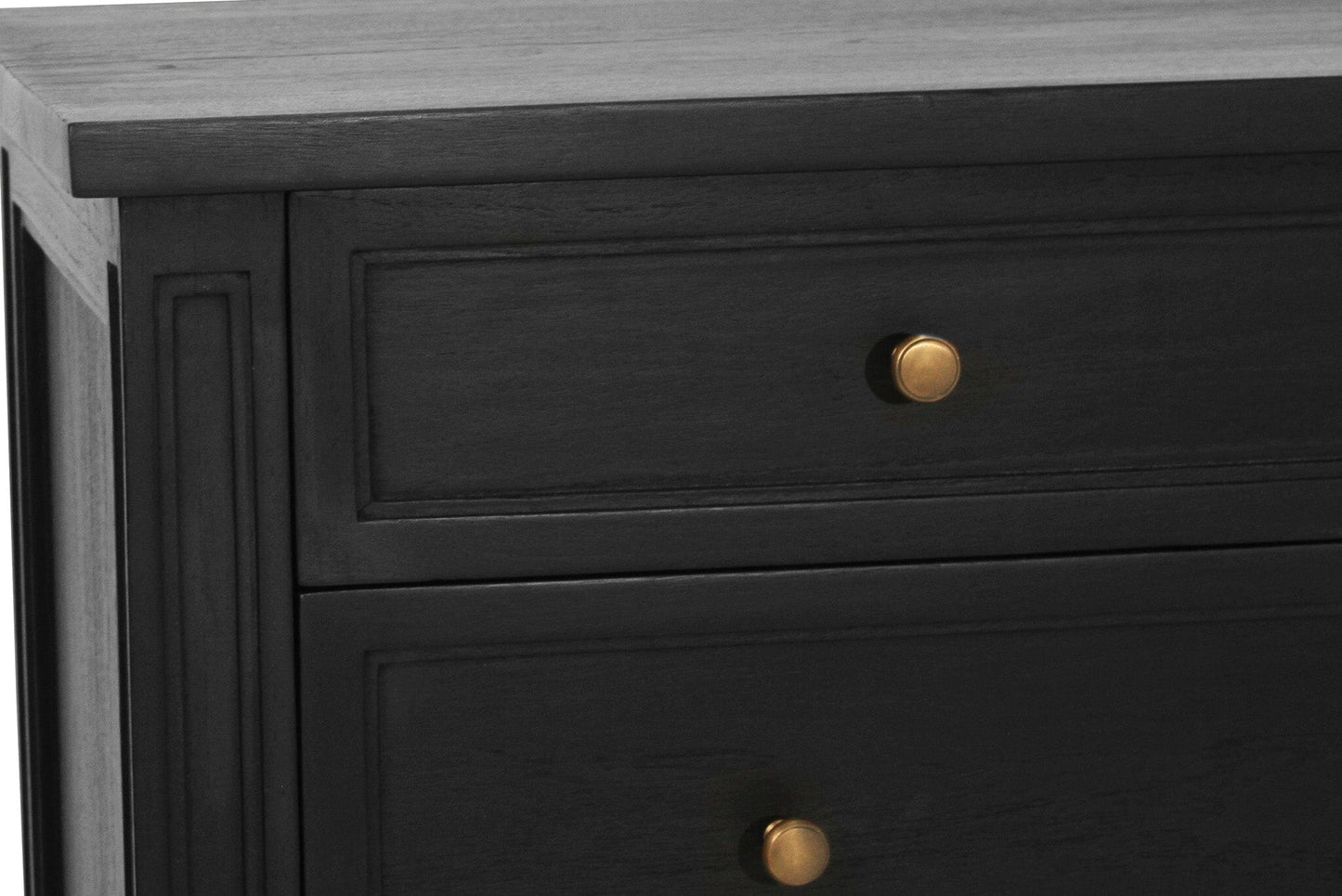 Black Cayman 9 Drawers Dresser Sun Republic 