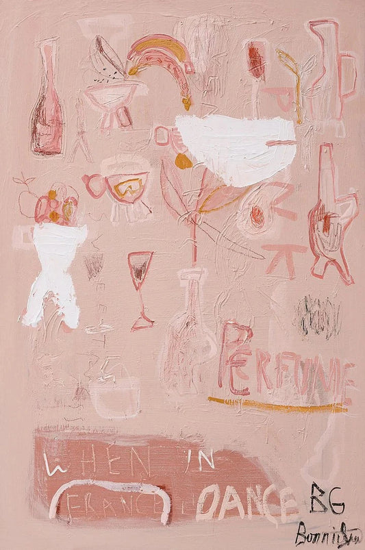 Bonnie Gray Limited Edition Print – 'PINK PERFUME' Bonnie Gray 