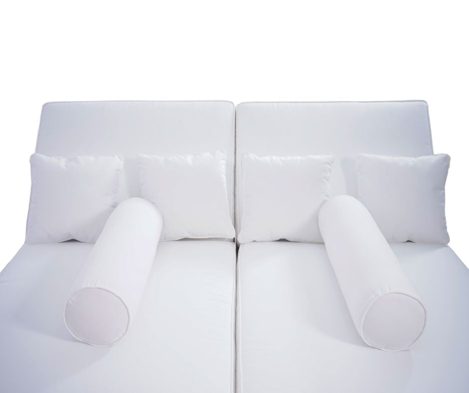 Bora Bora Teak Outdoor Double Sunlounge Daybed 