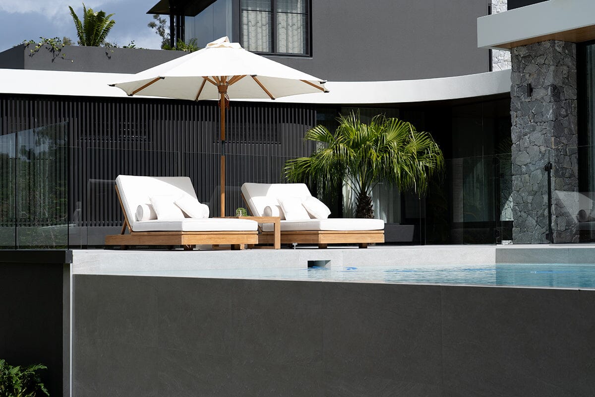 Bora Bora Teak Outdoor Sunlounge Daybed Abide 