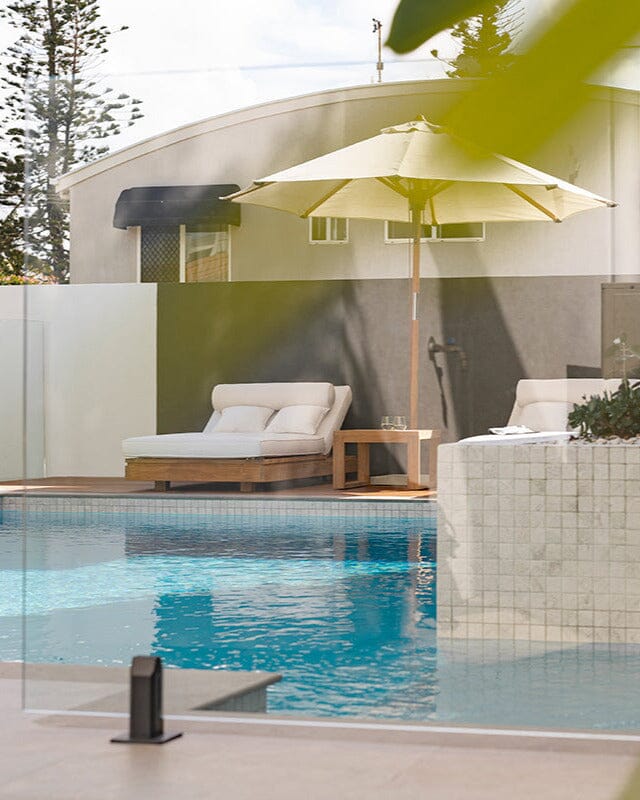 Bora Bora Teak Outdoor Sunlounge Daybed Abide 