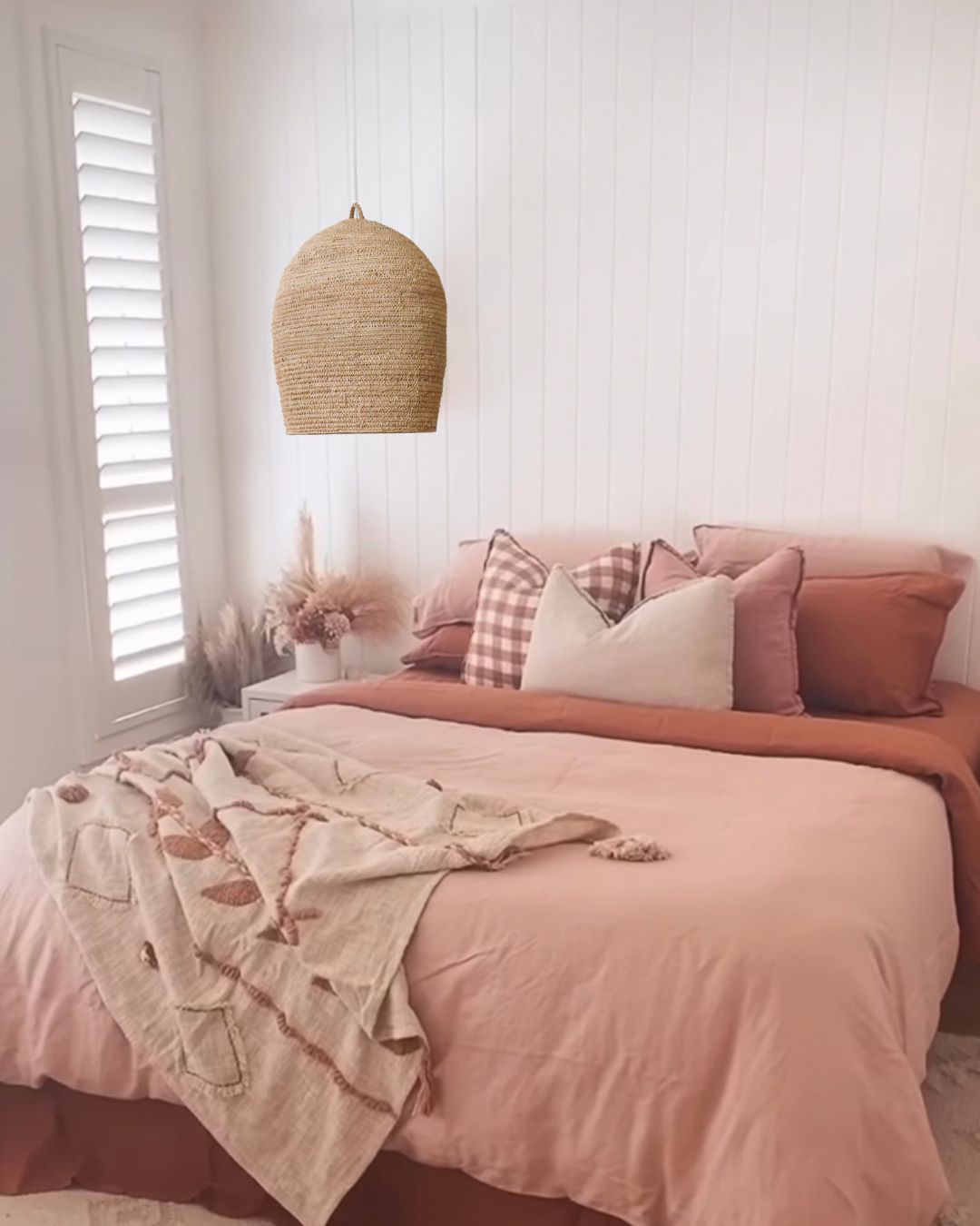 Bora Bora Woven Seagrass Pendant Light Shade Sun Republic 