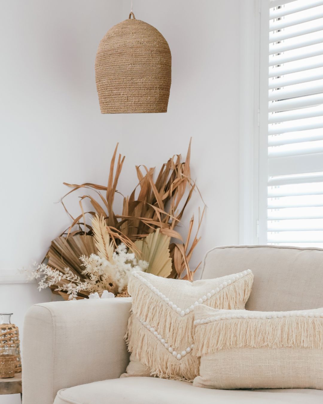 Bora Bora Woven Seagrass Pendant Light Shade Sun Republic 