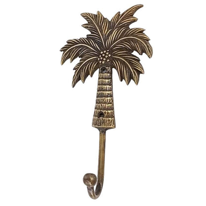 Large Brass Coconut Palm Tree Hooks Sun Republic 