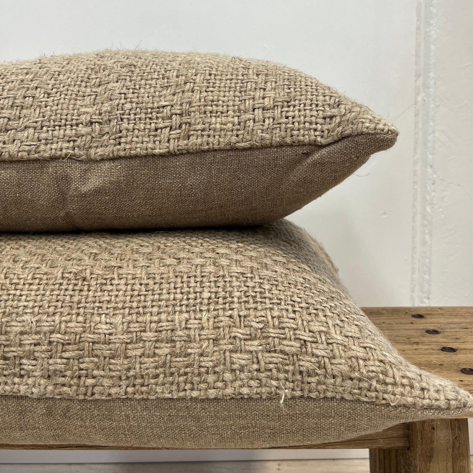 Cable Handloomed Natural Cushion - Reversible Sun Republic 