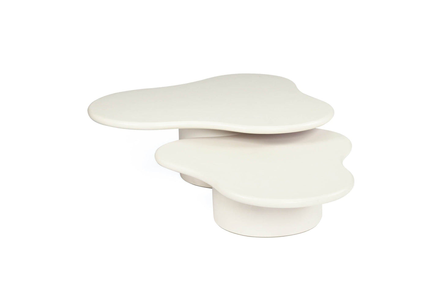 Callista Microcement Coffee Table - Seashell Sun Republic 