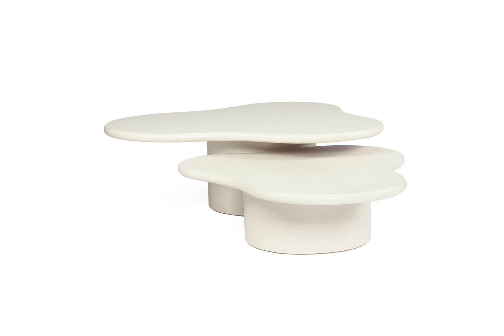 Callista Microcement Coffee Table - Seashell Sun Republic 