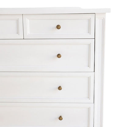 Cayman 5 Drawer Bedroom Dresser | White Sun Republic 