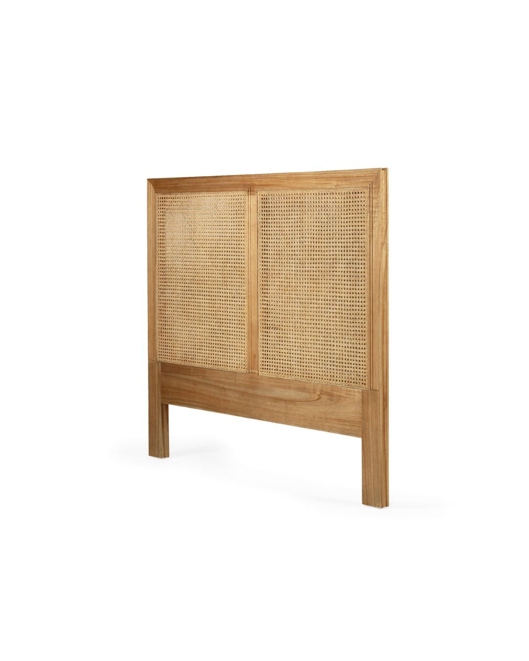 Cayman Cedar & Rattan Bed Head - Weathered Oak | Q-K Sun Republic 