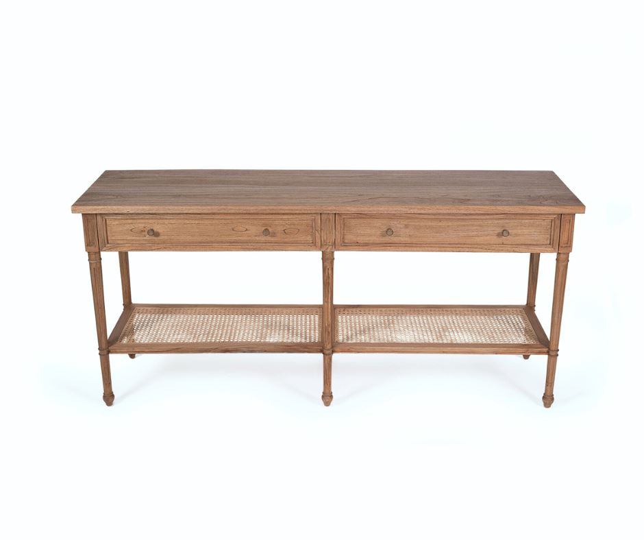 Cayman Console Table - Weathered Oak Sun Republic 