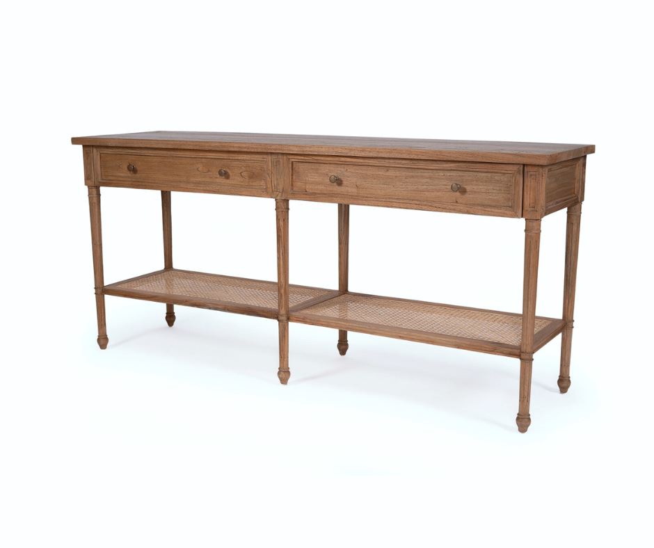 Cayman Console Table - Weathered Oak Sun Republic 